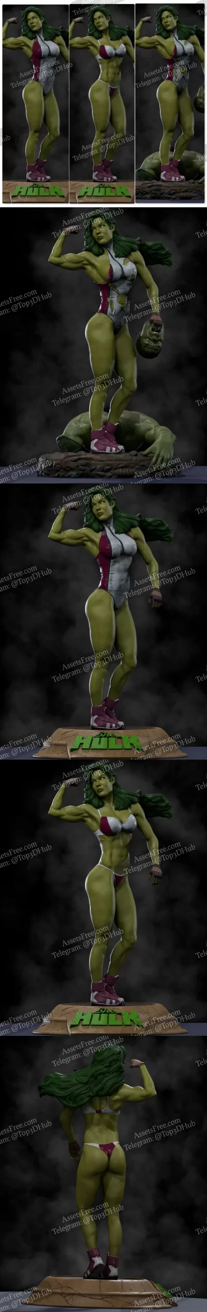 She-Hulk - 3 Model
