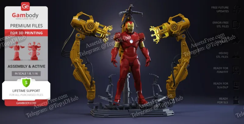 Iron Man & Suit-Up Gantry