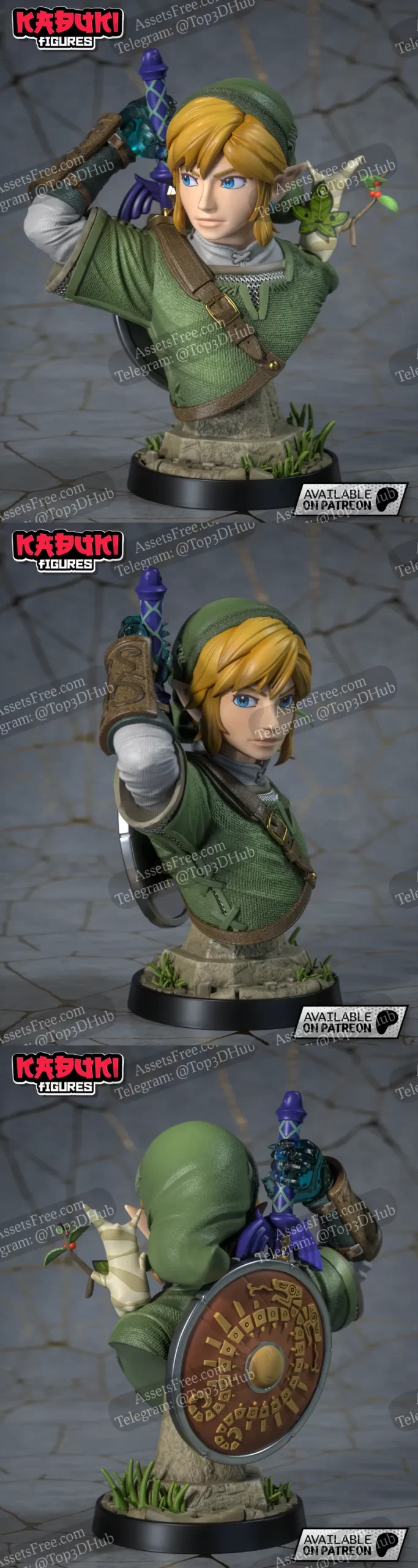 Link Bust - Zelda