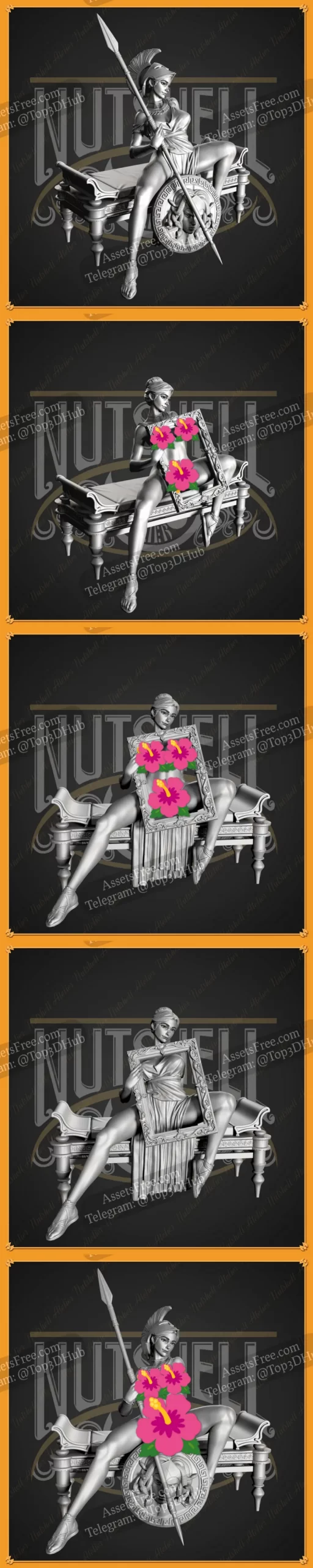 Nutshell Atelier - Athena X ray frame girl