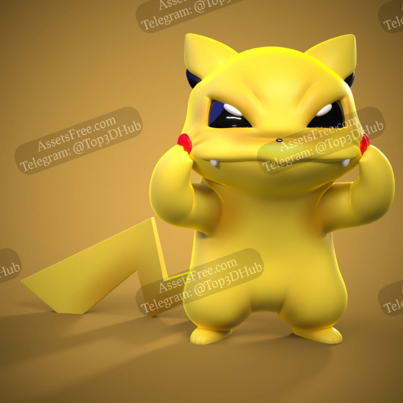 Pikachu as Ivysaur