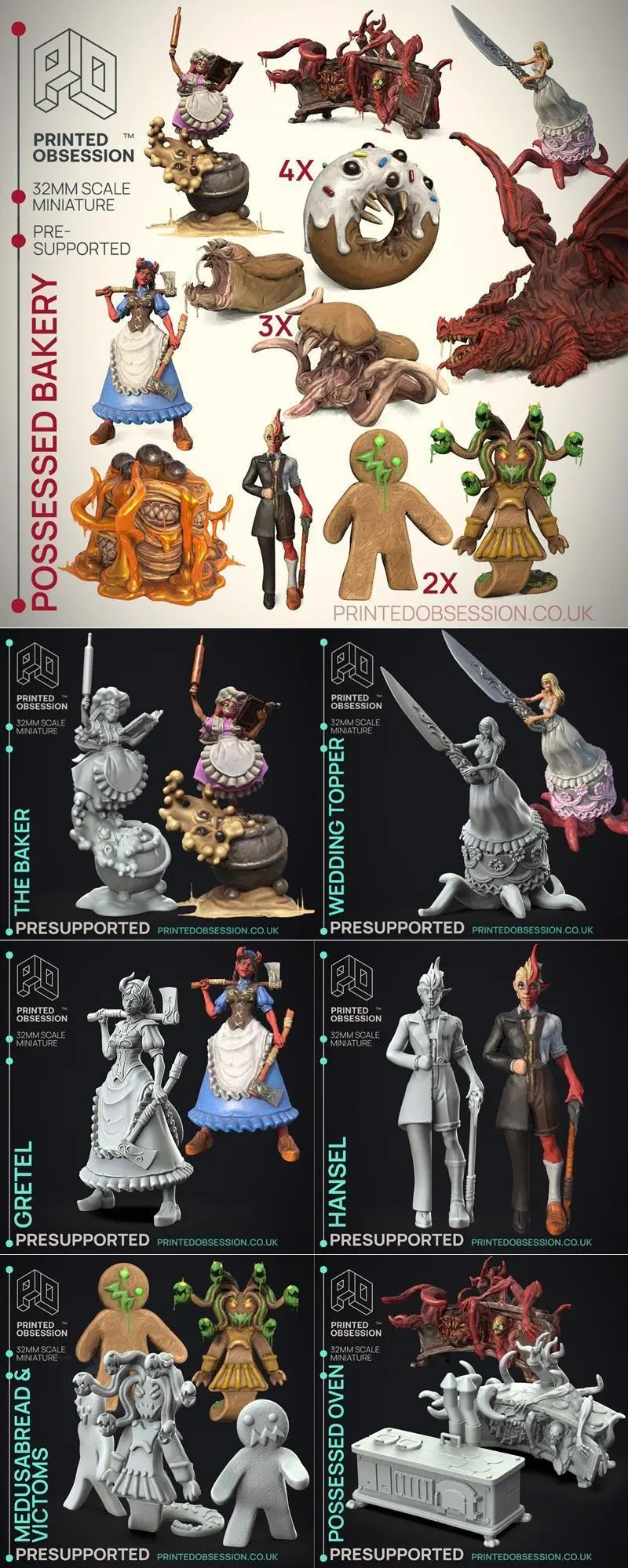 Printed Obsession - Possessed Bakery