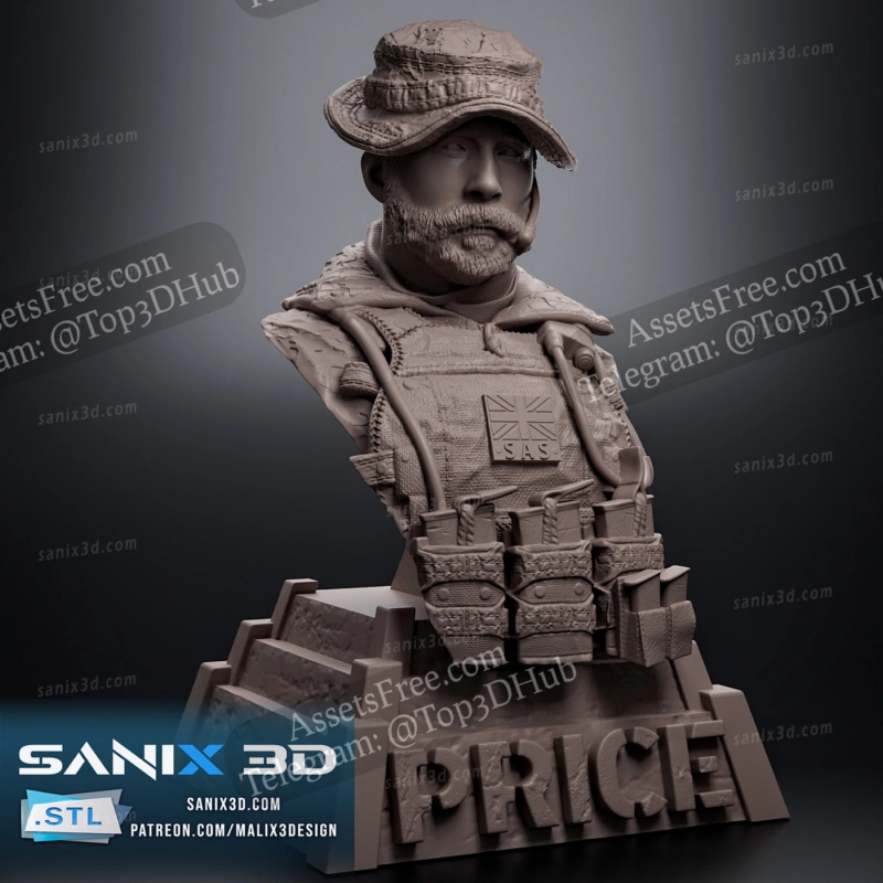 Captain Price Bust