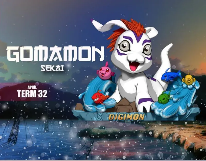 Gomamon Statue and Bust