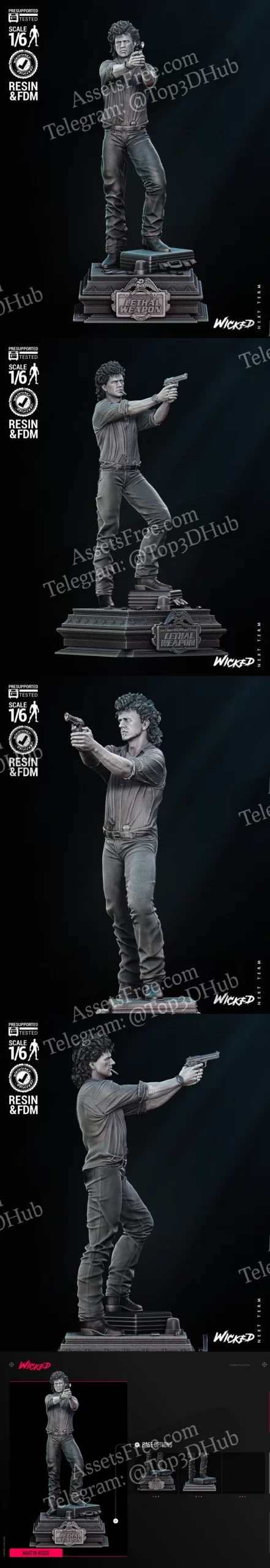 Riggs Sculpture - Lethal Weapon