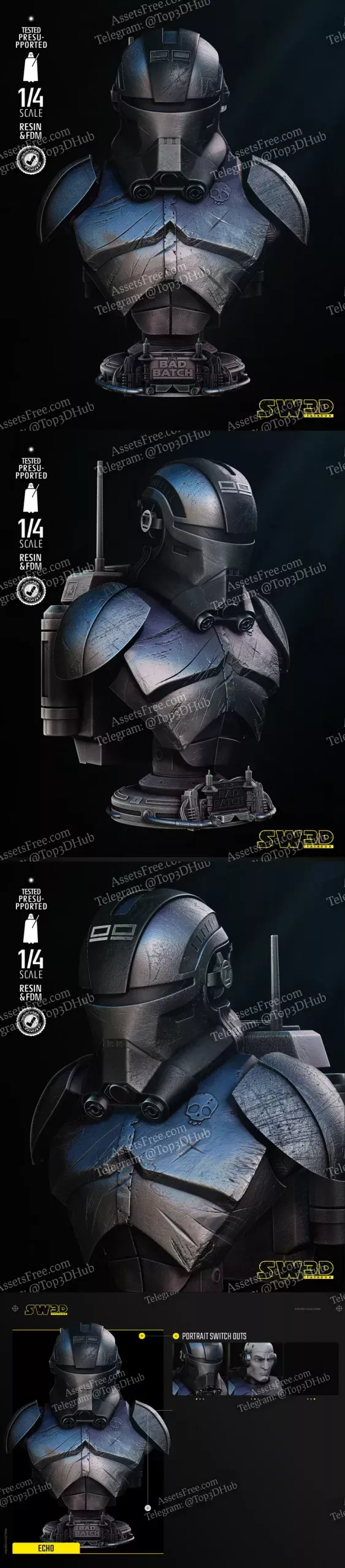 Star Wars - Echo Bust Portrait