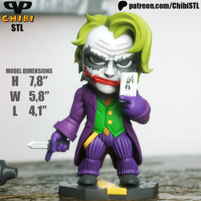 Joker Heath Ledger Chibi
