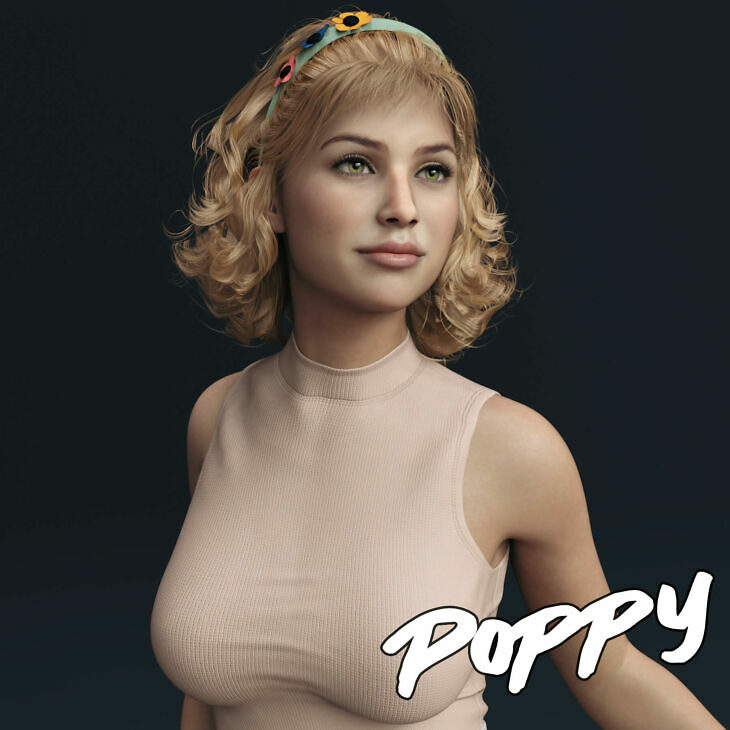 Poppy Character Morph for Genesis 8 Female » DAZ 3D & Poser Download free