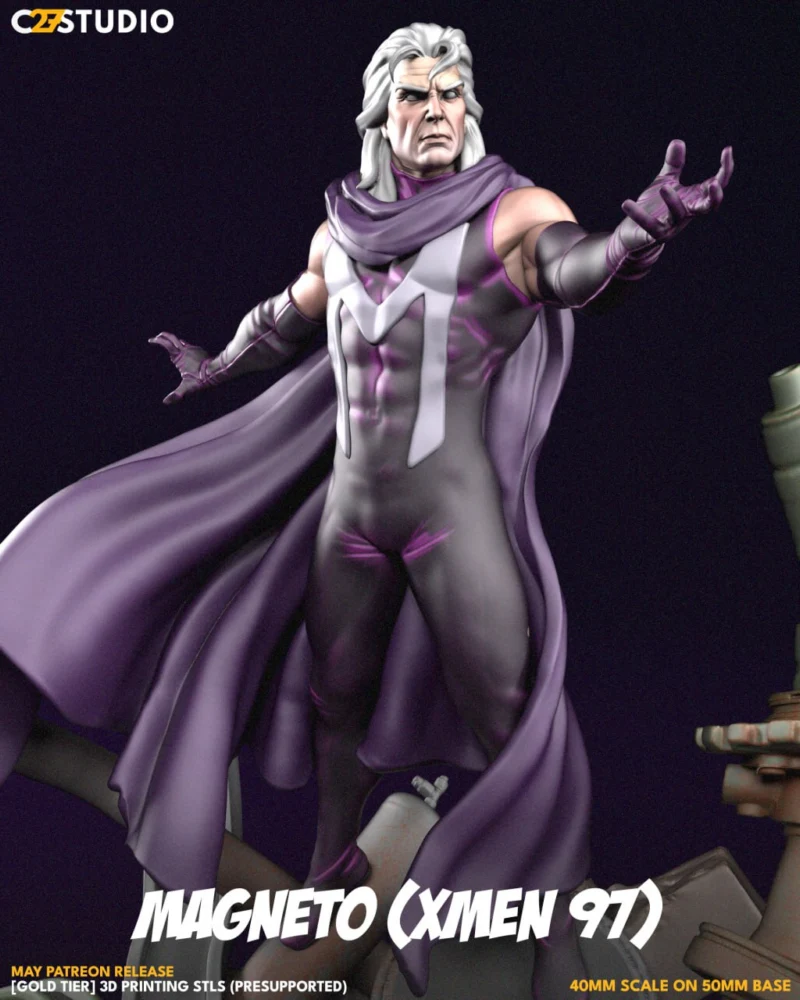 Magneto - xmen 97 - metal maestro