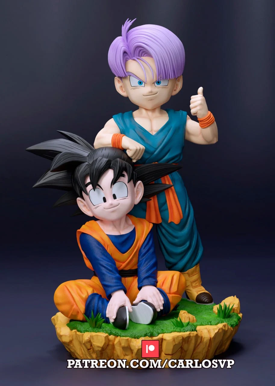 GOTEN & TRUNKS DIORAMA