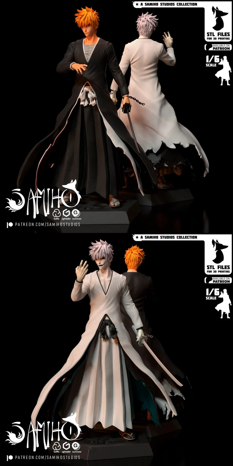 Ichigo & Ichigo Hollow