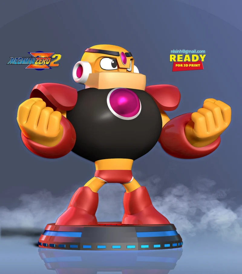 Download Free High-Quality Guts Man - Mega-man 3D Model For Printing ...