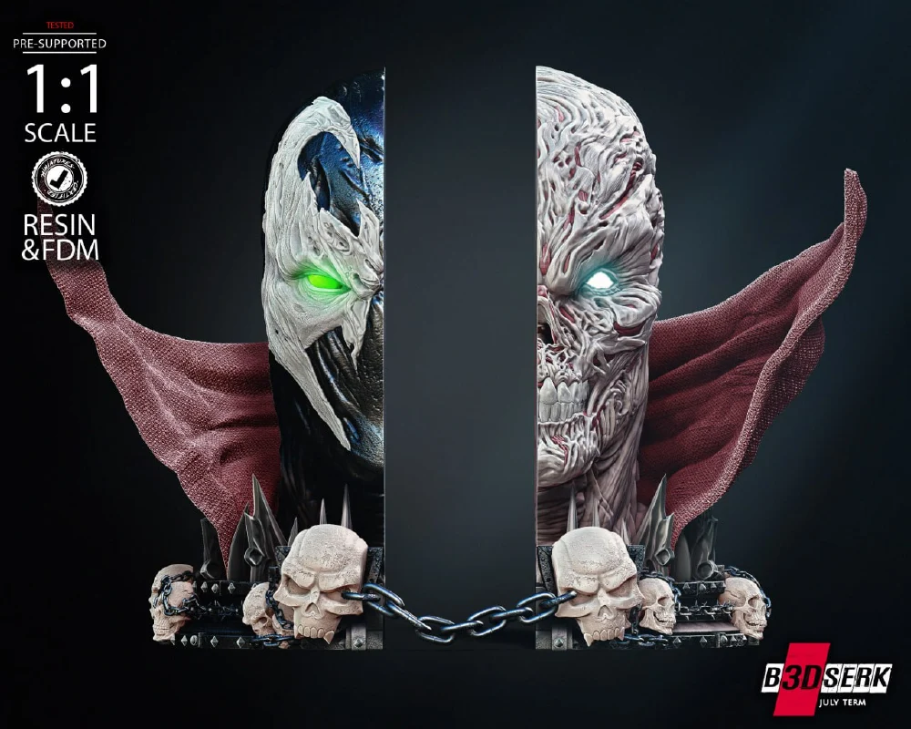 Spawn Book Holder Bust