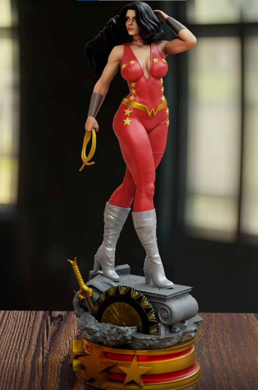 Donna Troy - red uniform