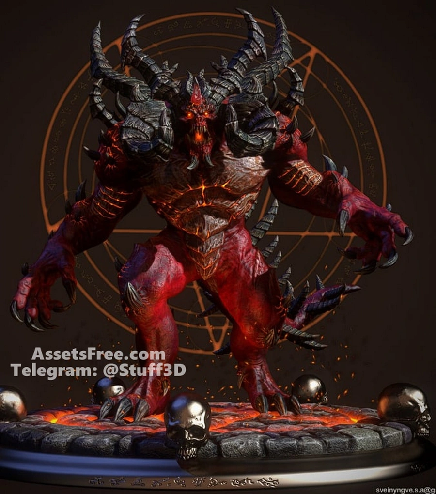 Diablo Demon Pose - From Diablo 3