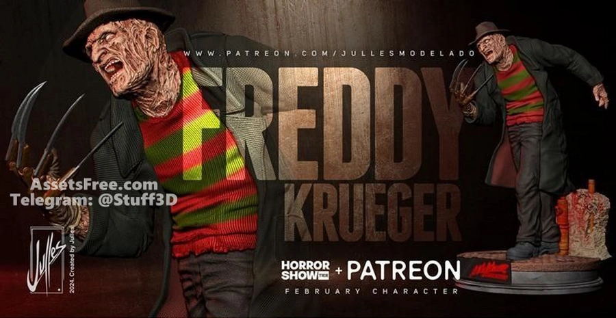 Julles Modelado - Freddy Krueger