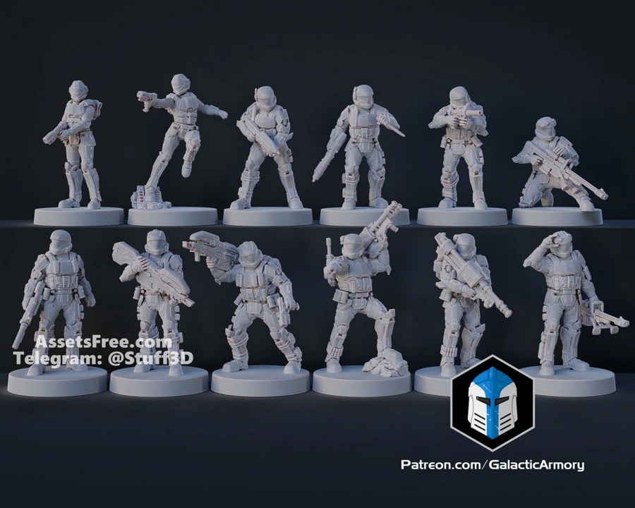 ODST Alpha-Nine Miniatures