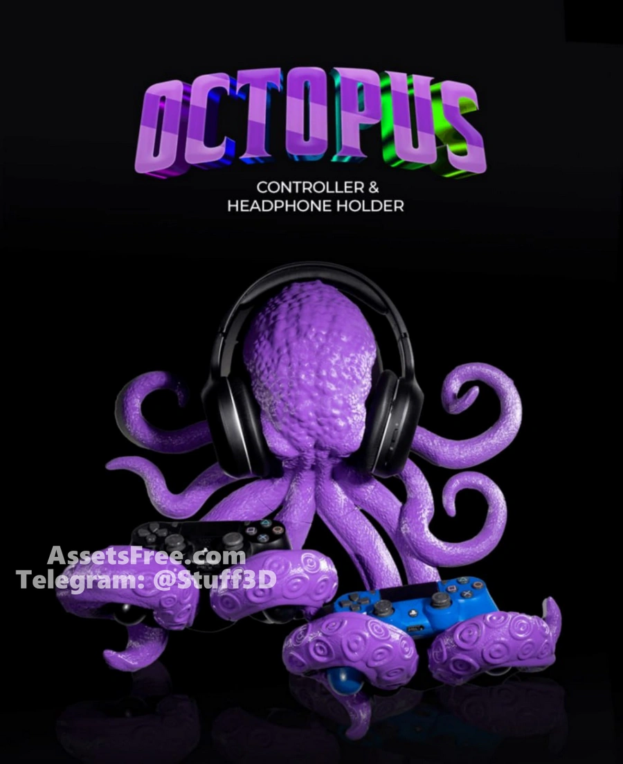 Octopus Controller And Headphone Holder