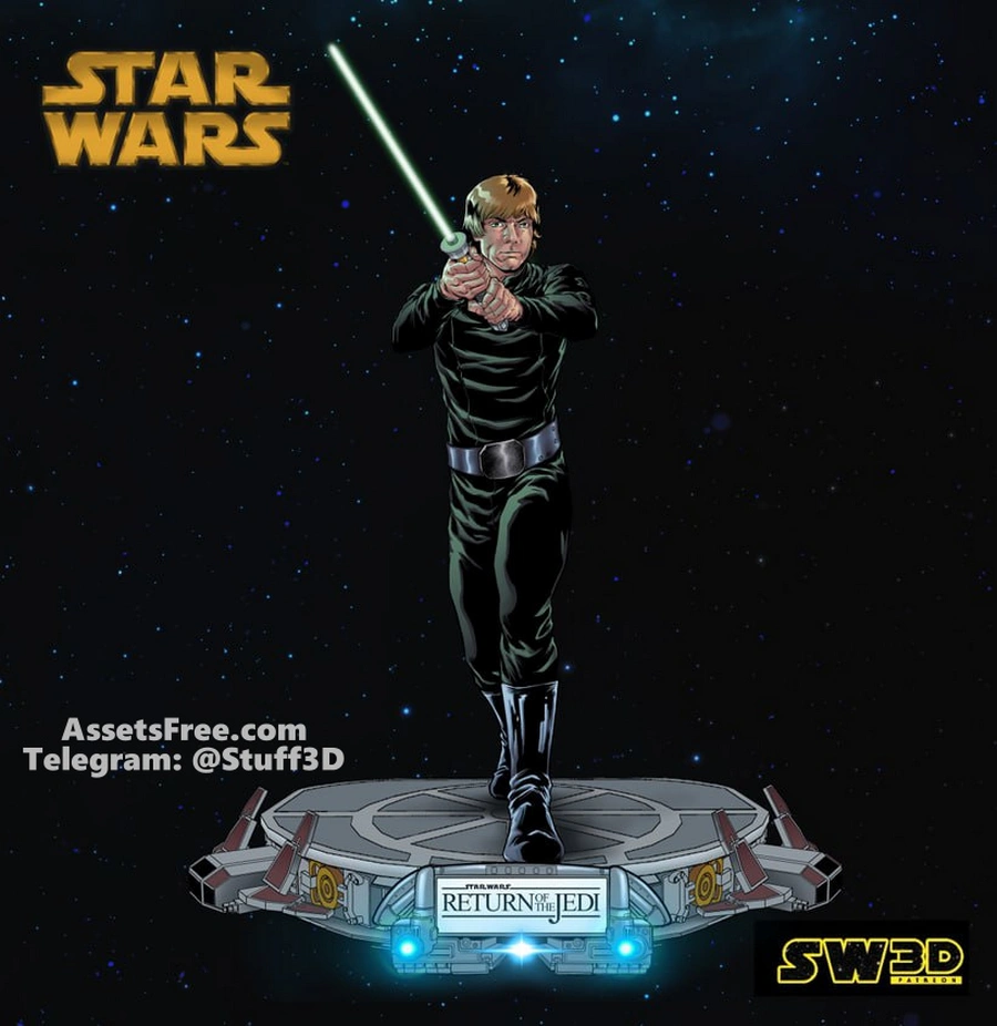 Star Wars - Luke Return of Jedi Sculpture