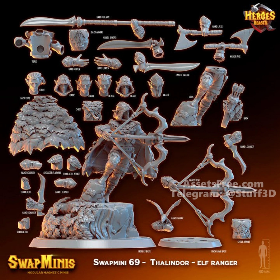 Swapmini 49 - Itcher - Kenku tenge bird folk