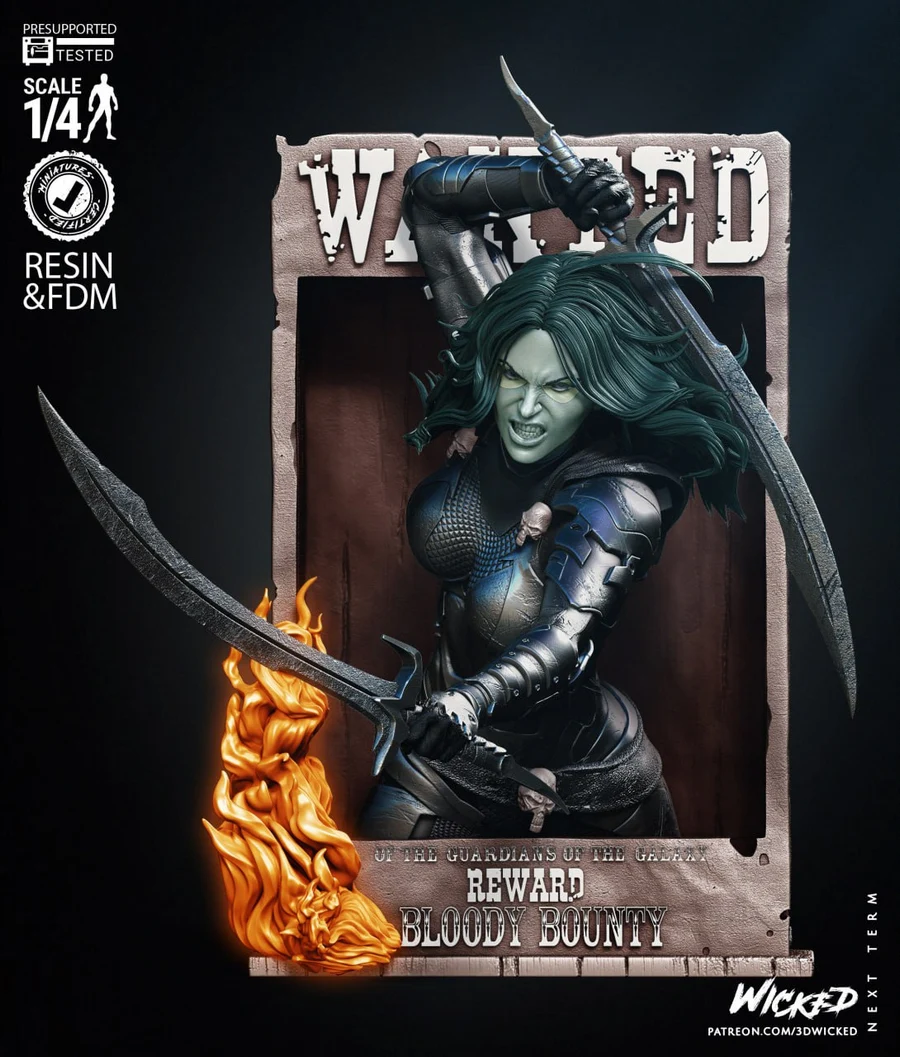 Gamora Comic Version Poster Bust