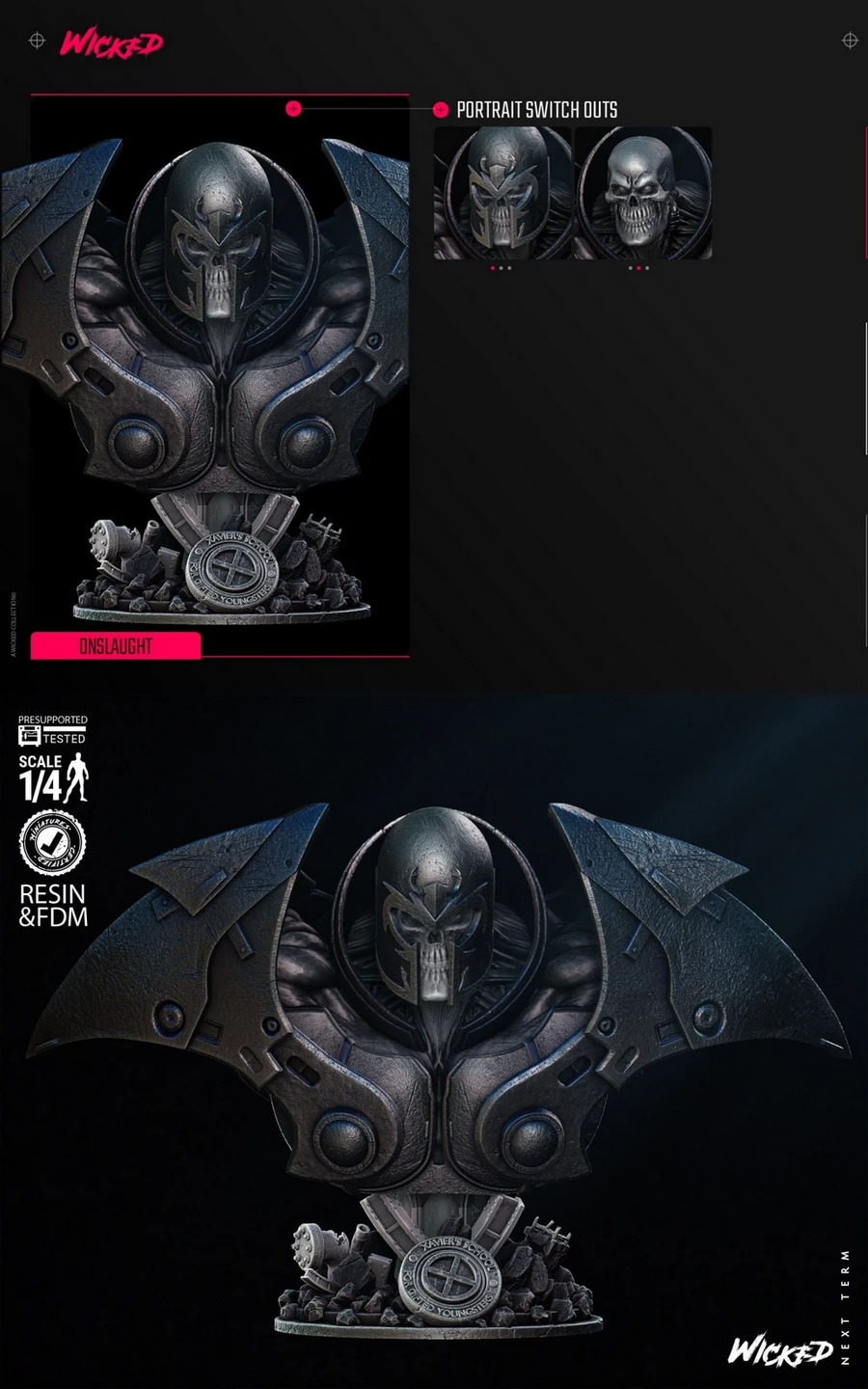 Onslaught Bust Portrait