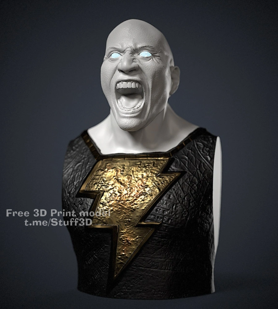 DC Black Adam - Dwayne Johnson - The Rock