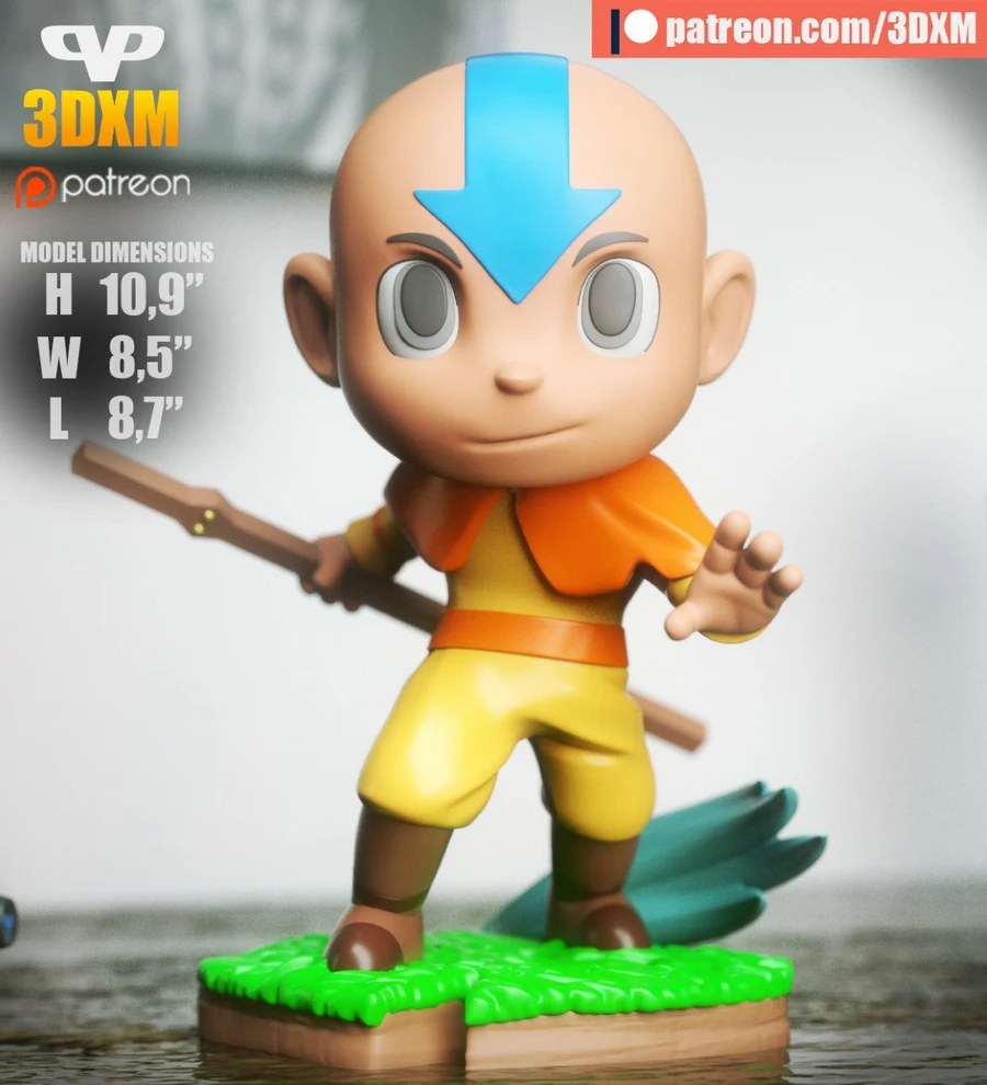 Aang - Avatar the Last Airbender Chibi