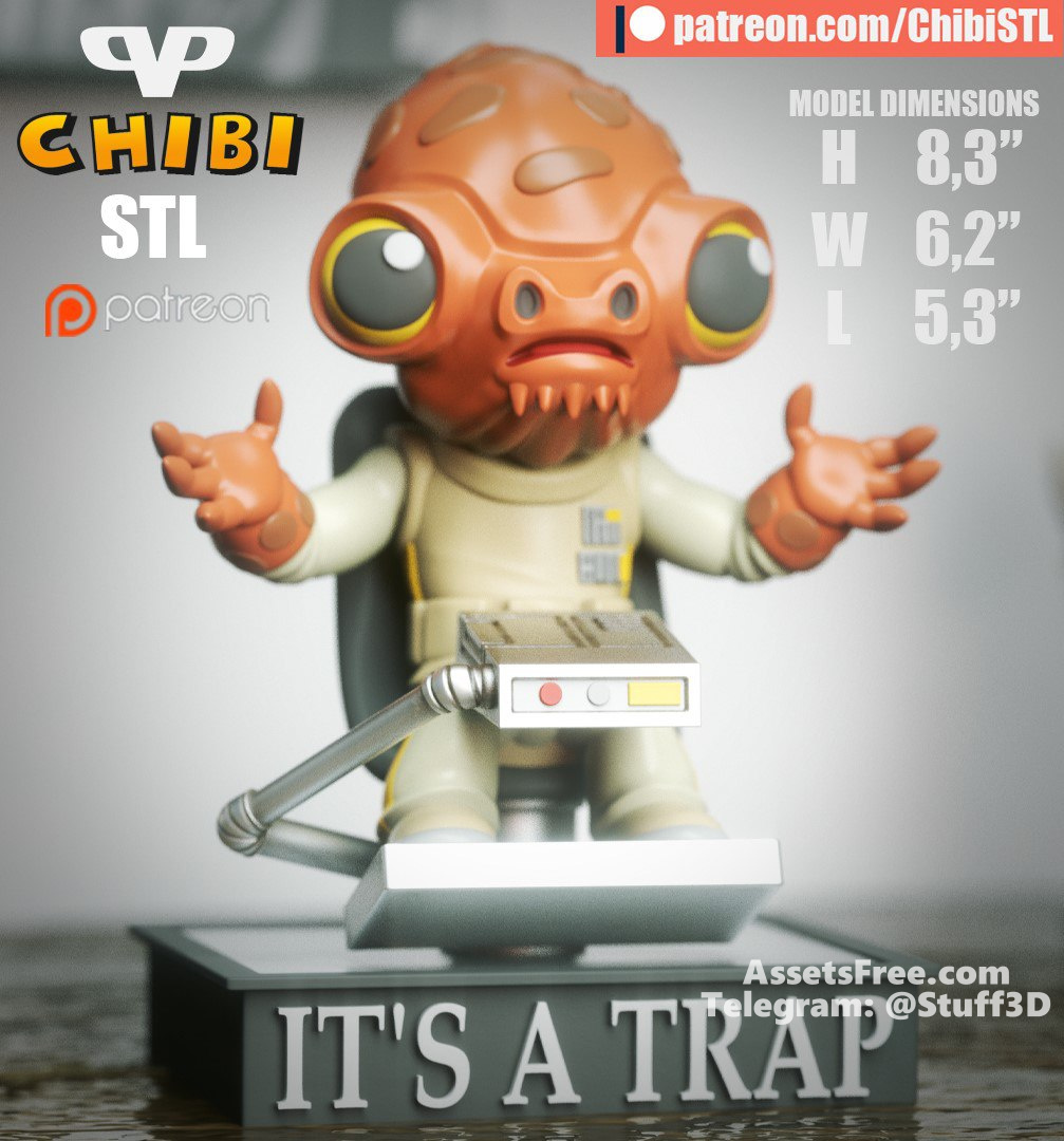Admiral Ackbar Chibi