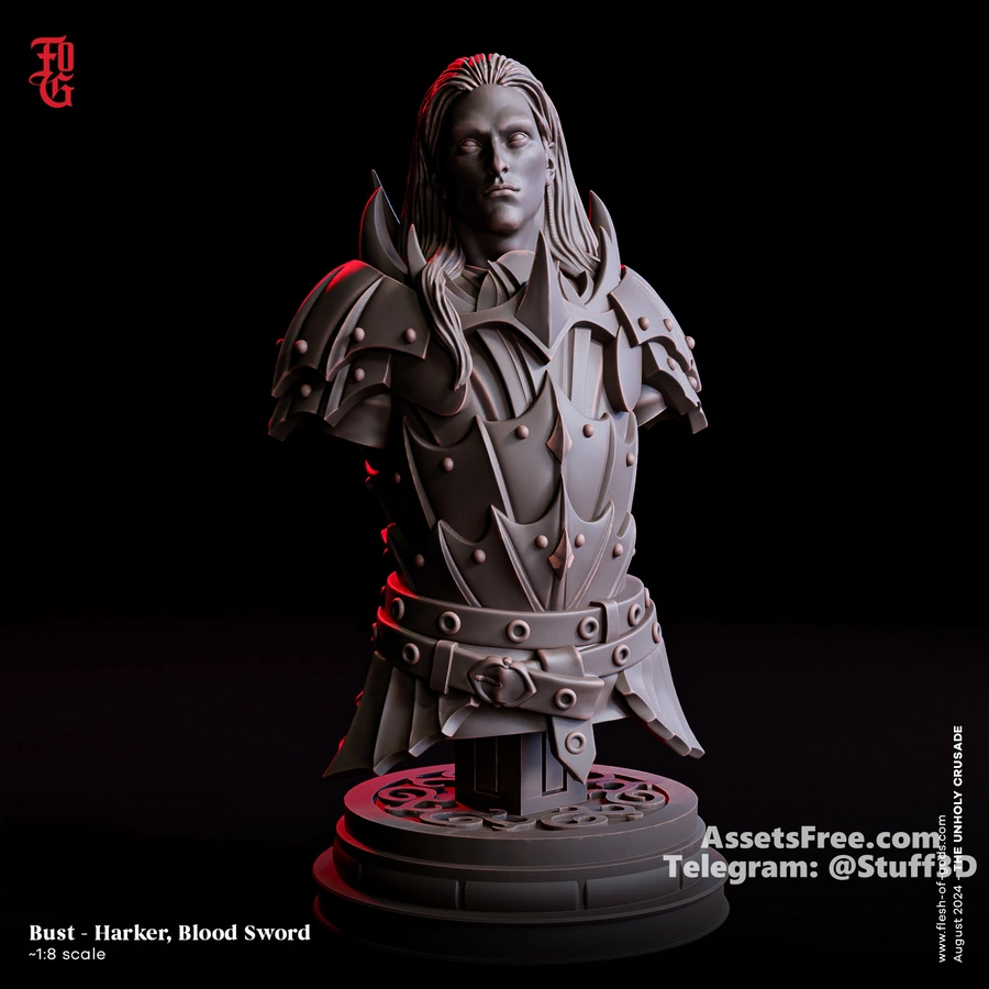 Bust - Harker, Blood Sword