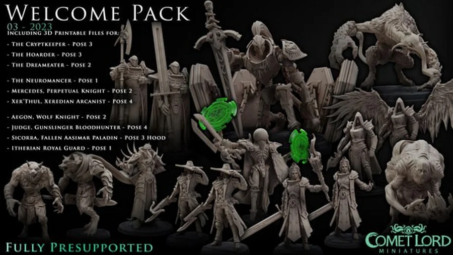 Comet Lord Minis - Welcome Pack 2023