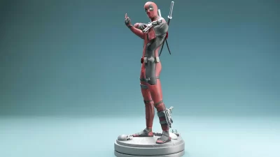 Deadpool Statue