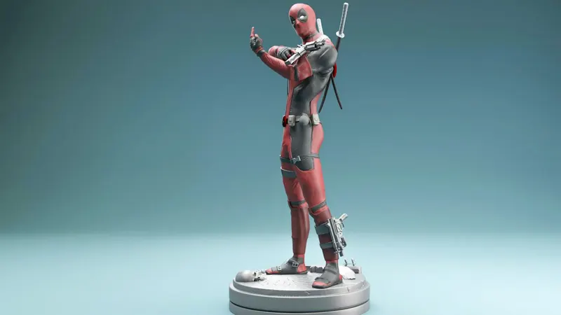 Deadpool Statue