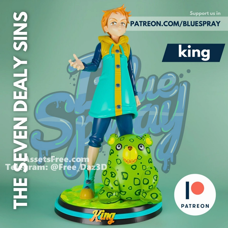 King Sculpture - seven deadly sins