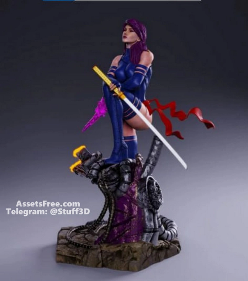Psylocke by Janter