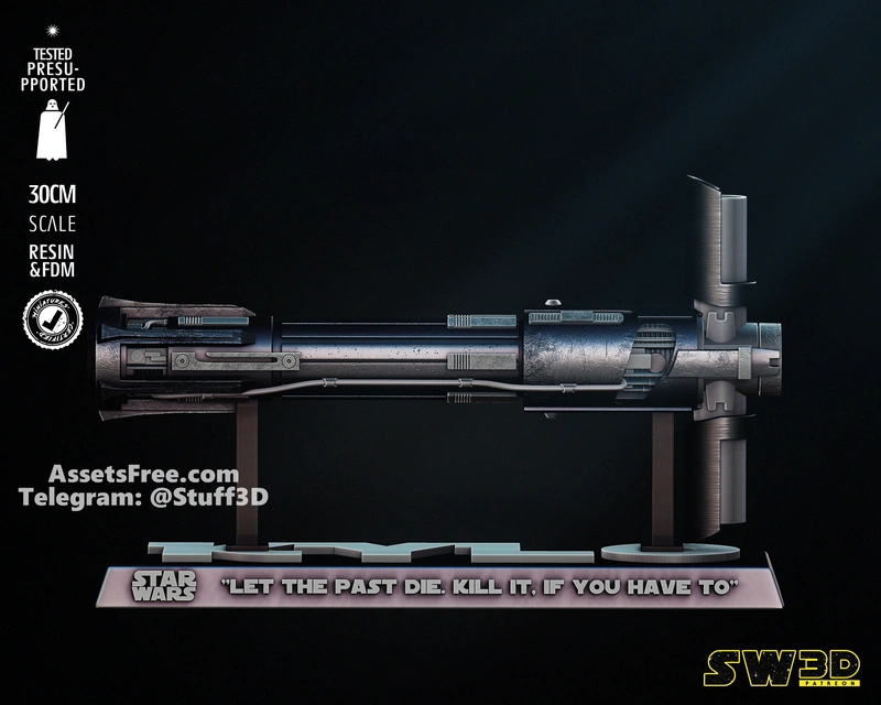 SW3D - Kylo Ren Lightsaber