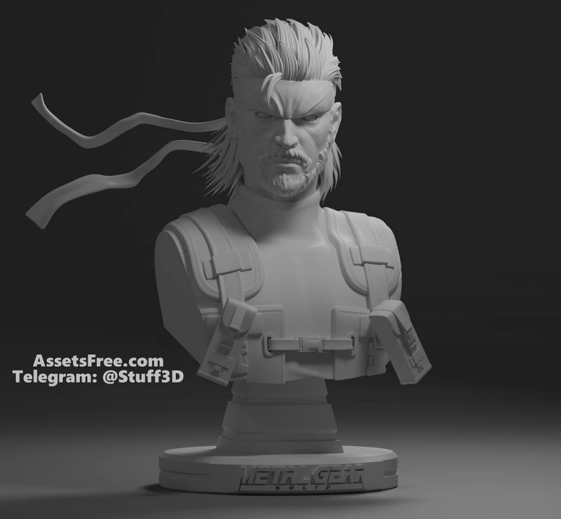 Solid Snake Bust