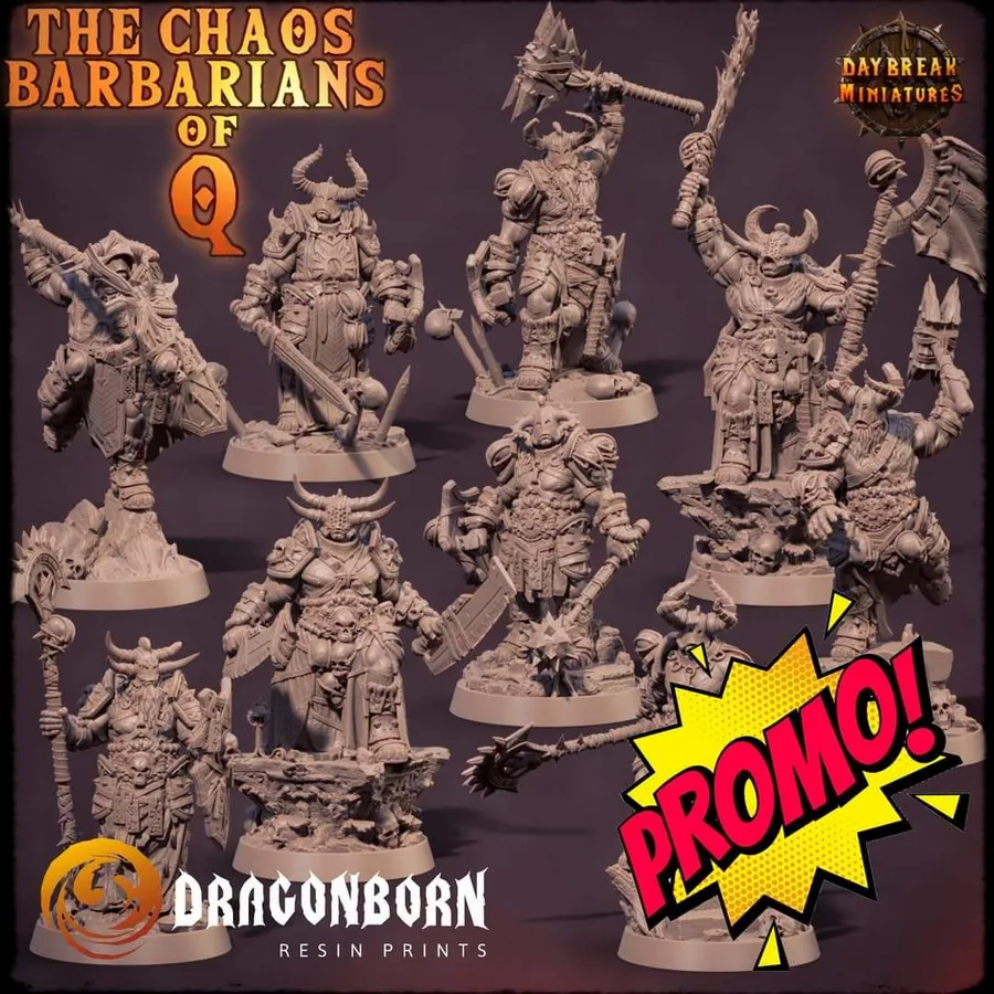 Daybreak Miniatures - Chaos Barbarians