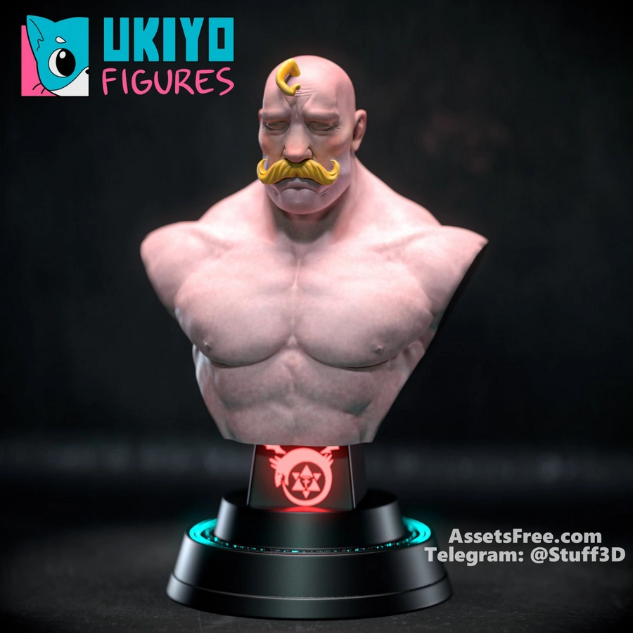 Alex Louis Armstrong Bust - Ukiyo Figures