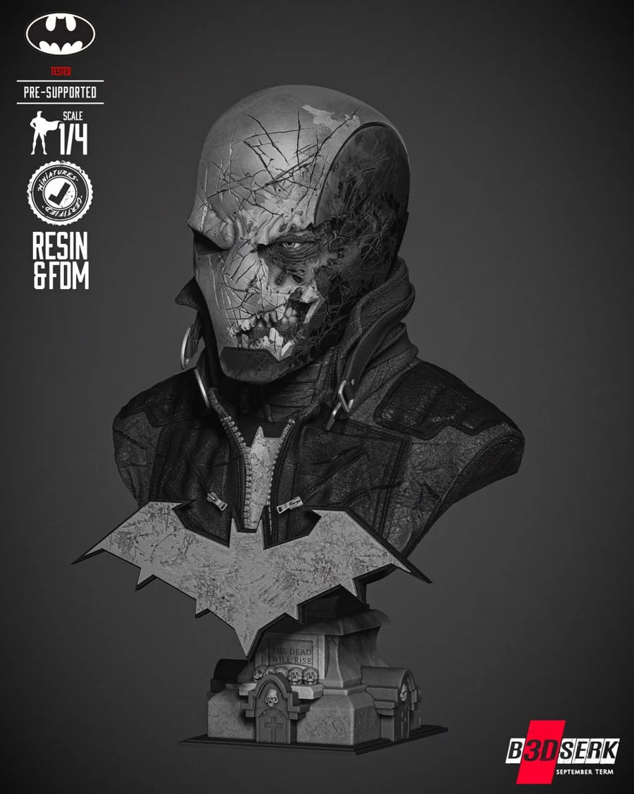 RedHood Bust Portrait Zombie