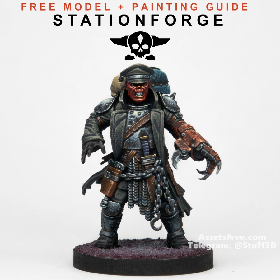 Corrupted Guard Sergeant Painting Guide - Model