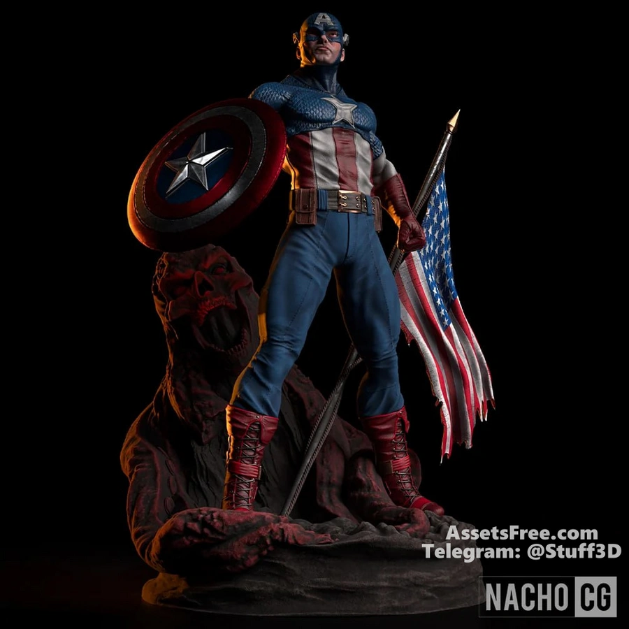 Captain America Classic - Statue