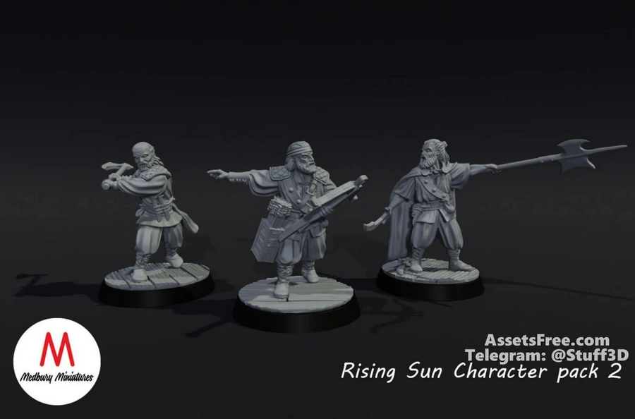 Medbury Fantasy - Rising Sun Pirates - Character Pack 2