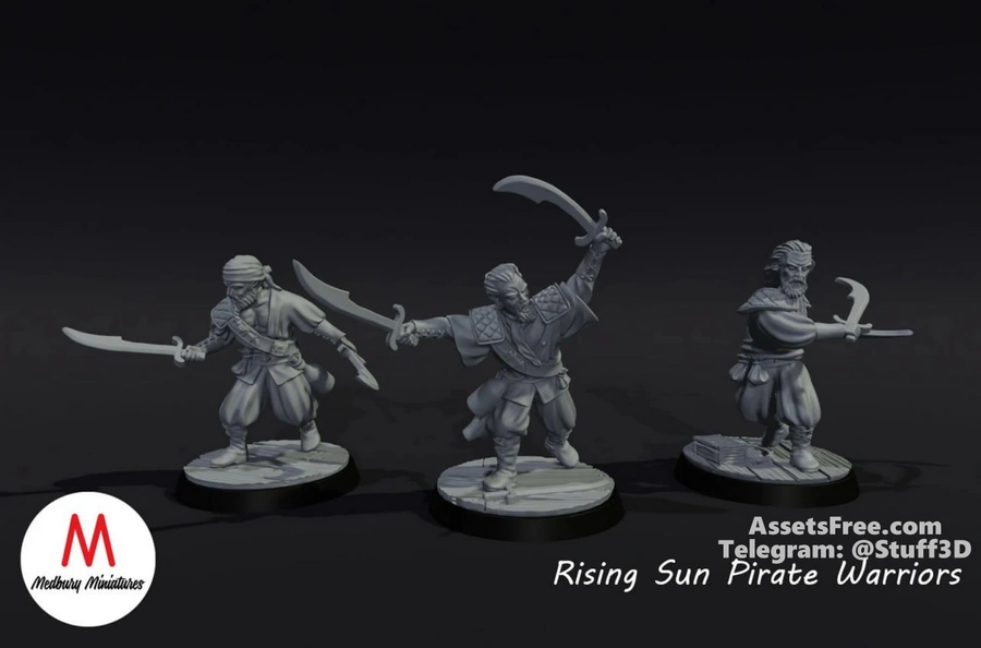 Medbury Fantasy - Rising Sun Pirates - Pirate Warriors