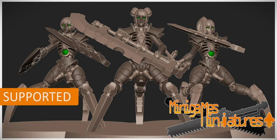 Minigames Miniatures - Necro Lord Waifu - October 2023