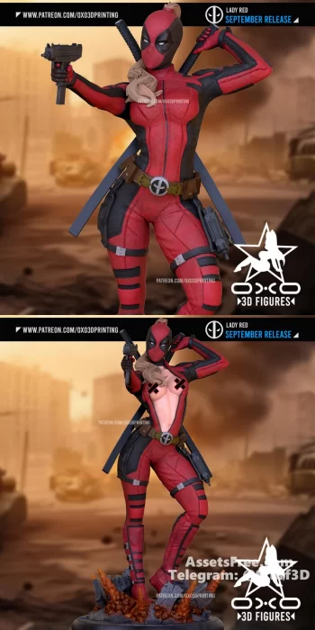 Red Lady Deadpool