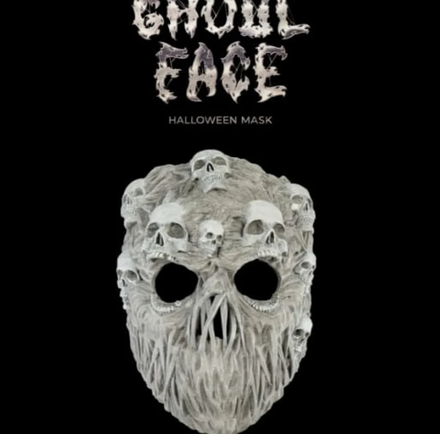 Ghoul Face Halloween Mask