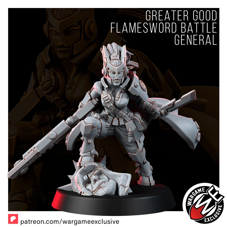 Wargame Exclusive - Greater Good - Flamesword Battle General