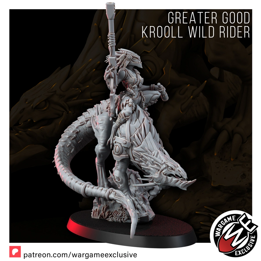 Wargame Exclusive - Greater Good - Krooll Wild Rider