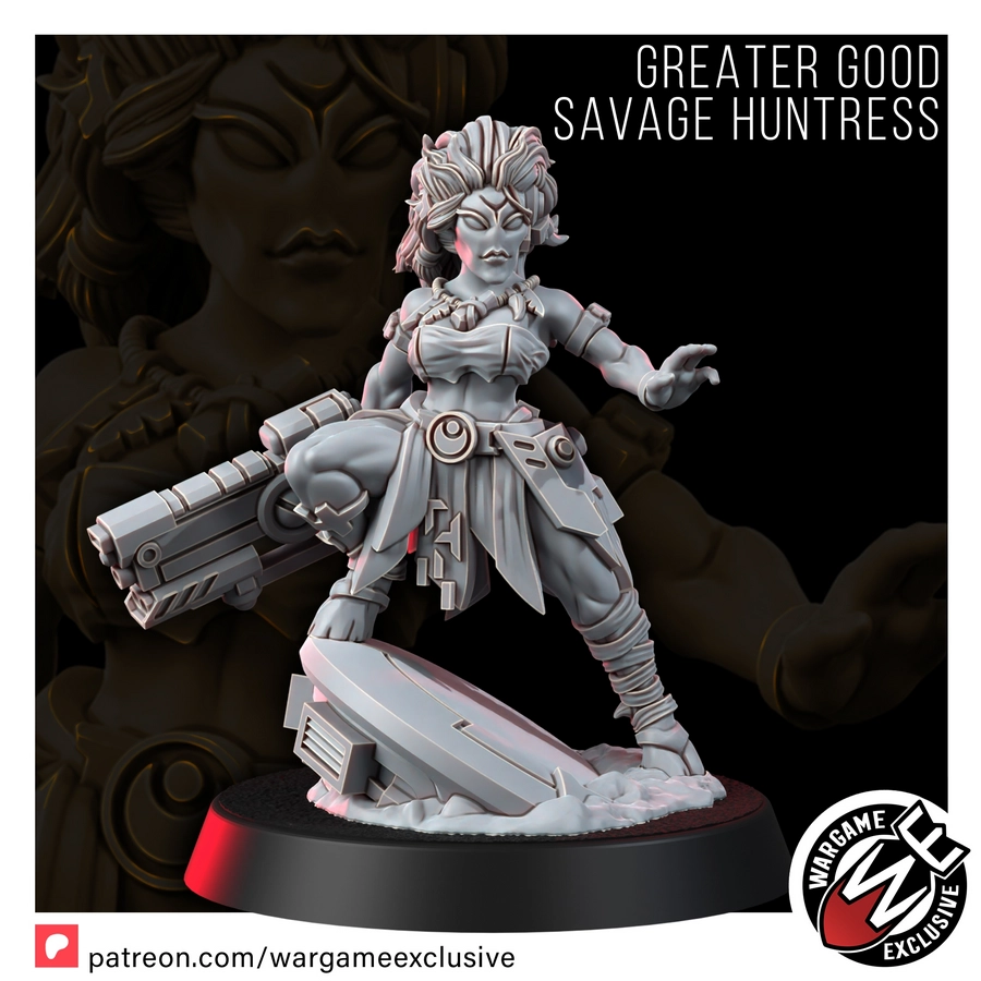 Wargame Exclusive - Greater Good - Savage Huntress